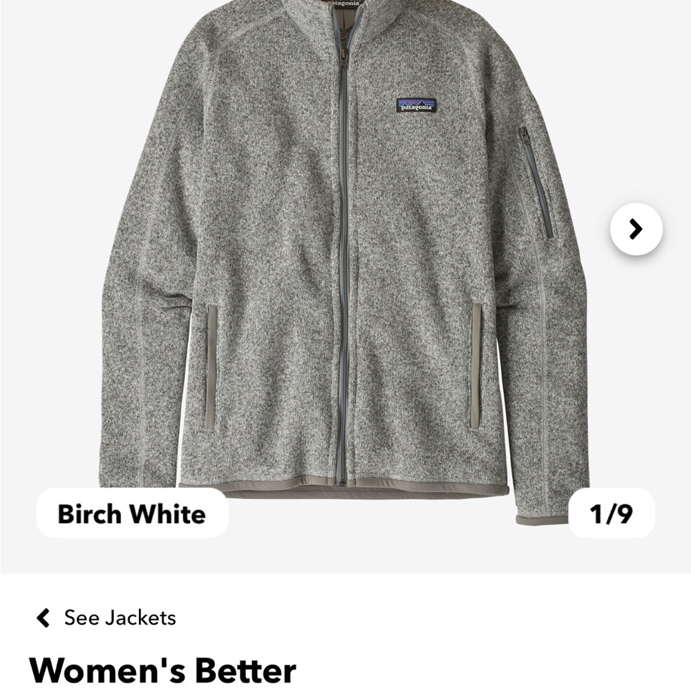 Patagonia zip-up fleece jacket
